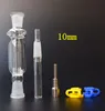 Micro NC Kit 10 milímetros 14 milímetros Titanium Dica Mini vidro de tubo de vidro Bongs de cachimbos de água