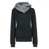 여성용 후드 스웨터 도매 - 2021 여성용 긴 소매 캐주얼 Womens Sportwear Hooded Sudaderas Mujer Pullover