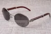 Круглая Солнцезащитные очки Крупный рог Eyeglasses 7550178 Деревянные Мужчины и женщины Солнцезащитные очки Глазные Очки Размер: 55-22-135 мм