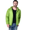 Men's Down & Parkas Wholesale- 2021 Men Winter Coats Feather Jacket Ultralight Jackets With A Hood Parka Homme 90hfx1