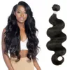 Kisshair 1 Pakiet Brazylijski Dziewiczy Human Włosy Proste Ciało Luźne Głębokie Wave Jerry Kręcone Afro Kinky Curl Natural Color