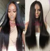 Hot selling 10a quality natural hairline wig 130 density silky straight lace wig chinese hair lace front wig with baby hair free shipping