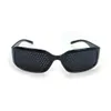 5 X fashion Black Eyesight Amélioration de la vision Soins de la vue Eyewear Lunettes de formation de sténopés (5 pcs / lot)