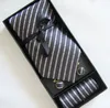 Fabriksförsäljning Presentförpackning Slipsar Hanky ​​Manschettknappar Tie Bar Tie Clasps Slipsar Manschettknapp Hot # 1321