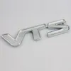 Vts bil badge emblem 3d logo klistermärke för citroen c2 c3 c4 quatre saxo xsara elysee quatre triomphine jimny 1.6 16v vtr röd silver färg