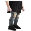 Großhandels-Hot Slim Elastic Ripped Biker Jeans Männer Hip Hop Männer Skinny Jeans Männer Jeans Denim Hosen Füße