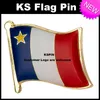 USA Flag Badge Flag Pin 10 SZTUK Dużo Darmowa Wysyłka KS-0121