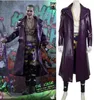 Suicide Squad Joker Outfit Cosplay Halloween Costumes High Quality