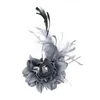 Épingles, broches en gros - aojun fleur plume broche accessoires de cheveux corsage de mariage grand pour femmes broche bijoux mode rooch 2xz021