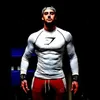 Muscle Men Panty Compression Shirts T-shirt Lange mouwen Thermisch onder Top Fitness Base Layer Gewichtheffen T-shirts voor Mannen