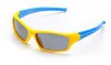 801 occhiali da sole per bambini lenti polarizzate occhiali da sole per bambini ragazzo silicone TR90 montatura flessibile occhiali da sole sportivi per bambini