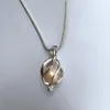 18kgp Hollow Twisted Cage Wisiorek Armatura, może otwierać i trzymaj Pearl Gem Koraliki Helix Kształt Locket klatki, DIY Jewellery Dokonywanie Akcesoria