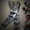 Frühling Sommer Retro Nostalgie Gerade Denim Jeans Männer Casual Männer Lange Hosen Hosen Biker Jean Größe 28-38