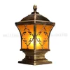 BE132 Lampe de colonne de porte extérieure Villa jardin pilier lumières étanche éclairage de cour mur poteaux de clôture lampes phares de paysage