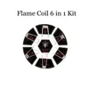 Bobine de flamme Demon Killer 100% authentique, Kit 6 en 1, bobines pré-construites, matériau 316L, 6 Types de fil chauffant pré-construit