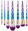 DHL FREE 2017 New Brush kit Professional Vander 7pcs Cream Power Professional Makeup Brushes Multipurpose Cosmetic Puff Batch Kabuki Blusher