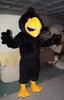Hot Sale Cartoon Movie Character Real Pictures Black Eagle Mascotte Kostuum Volwassen maat Gratis verzending