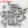 100Pcs Antique Silver Alloy Bali Style Spacer Beads For Jewelry Making Bracelet Necklace DIY Accessories 7 x10mm D12