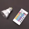 LED żarówki RGB 16 Kolor Zmiana reflektorów 3W żarówka E27 GU10 E14 MR16 GU5.3 z pilotem 85-265V 12V