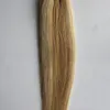 Não transformados cabelo virgem malaio reta vip cabelo da beleza 100g cabelo humano pacotes de crochê tecer 1 PCS 12/613 PIANO COR