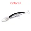 Grande jogo Minnow Isca de pesca isca 17cm 27g 10colors profundidade de natação 1.5-3.5m Saltwater Crankbaits Walleye Bass Artificial iscas