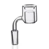 Quartz Banger Thermique Poli Joint Fumeur Accessoires Double Tube Quartz Banger Thermique Nail pour Conduites D'eau En Verre Bol En Verre Bongs En Verre