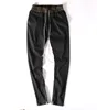 Groothandel- Streetwear Harem Broek Mannen Teken String Elastische Taille Hip Hop Broek Been Openen Rits Mannelijke Broek Broek