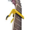 Whole High Quality New Aluminium Alloy Guitar Capo Guitar Accessories Yellow3913209