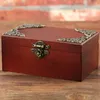Cajas de música con forma rectangular de madera de estilo clásico, joyero de tallado clásico para regalos bonitos 3393357