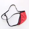 Mens Sexig Posing Thong Pouch Triangle Back G7992 Sträckt Mjuk Silky Semi C Thru Smal Midja