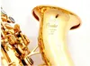 Bastet BCS-556 Качественный Золотой Лак Профессиональный Сопрано B (B) Саксофон B Плоский музыкальный инструмент Sax для детей и взрослых
