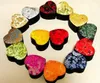 Handwerk Bloemen Kleine Sieraden Gift Doos Doek Verpakking Zijde Brocade Kartonnen Ketting Ring Oorbel Stud Storage Case 10pcs / lot