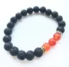 Helt ny natursten vulkanisk sten kejsare sten turkos armband fb255 mix ordning 20 stycken mycket charm armband