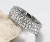 Meaeguet 여성 순도 반지 실버 도금 과장된 크리스탈 링 여성 결혼 반지 도매 R-086