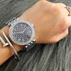 Fashion design Brand women's Girl crystal Dial Stainless steel band Quartz wrist Watch M6056-3