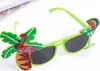 Hawaiian Glass Tropical COCKTAIL Hula Beach öl Fest Solglasögon Ananas Flamingo Goggles Hen Nattscenen Fancy Dress glasögonfavoriter