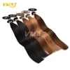 VMAe Pre Bonded Keratin Hair Extensions Remy Human Hair Nail U Tips Obehandlad Hårförlängning 1B 613 # 27 # Blont Keratin Lim Hårstycke