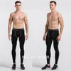 Erkek Pantolon Toptan-Erkek Sıkıştırma Tayt Koşu Run Koşu Jogger Spor Excercise Vücut Geliştirme Spor Atletik Uzun Pantolon Spandex Hızlı