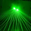 Guanto laser rosso verde con 4 pezzi 532nm 80mW LED Laser Light Dancing Stage Luminose luci palmari Guanti per DJ Club KTV Show Guanti271L