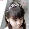 Повязка для волос принцессы для маленьких девочек, детская вечерние, свадебная повязка на голову с короной, тиара с кристаллами и бриллиантами, обруч для волос, ленты для волос, аксессуары3276725