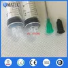 VMATIC 6SETS液体接着剤ディスペンサー10ml / CCシリンジ14ゲージ1 ''チューブ長接着剤分散針+ブラックシリンジチップストッパー