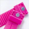 Relojes deportivos con pantalla táctil digital LED, reloj de pulsera de silicona de color caramelo de gelatina, reloj de pulsera rectangular resistente al agua para parejas, lo mejor