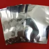 7x10 cm 200 Pack Silver Open Top Foil Mylar Bags Mylar Foil Aluminum Bags with Notches for Snacks Dried Food Heat Seal Sample Pack6685902