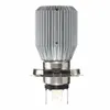 100Piece / parti H4 Motorcykel COB LED-strålkastare Hi / Lo Beam Frontlampa Lampa 3 färger 6500k