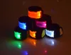 Novelty Lighting LED Slap Band, Glow armband i mörkret blinkande armband växa löparutrustning