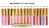 Snabb leverans! Hot Selling Makeup Matte Non-Stick Cup Lip Gloss med 15 färg 4,8 g Mix Färg