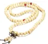 Nouveau 1 pièces chaud 108 bois de santal bouddhiste bouddha méditation 8mm perle de prière Mala Bracelet collier