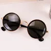 Wholesale-Hot 2016 New Women Mens Round 50s Vintage Sunglasses Mirror Lens Sun Glasses Eyewear Cheap gafas de sol Z1