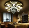 luxury design crystal chandelier lighting modern round LED ceiling fixtures living room lamp fast shipping LLFA