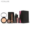 Wholesale- FOCALLURE  Sets Women Eye Shadow Mascara Lipstick Fashion Beautiful Simple  Freeshipping